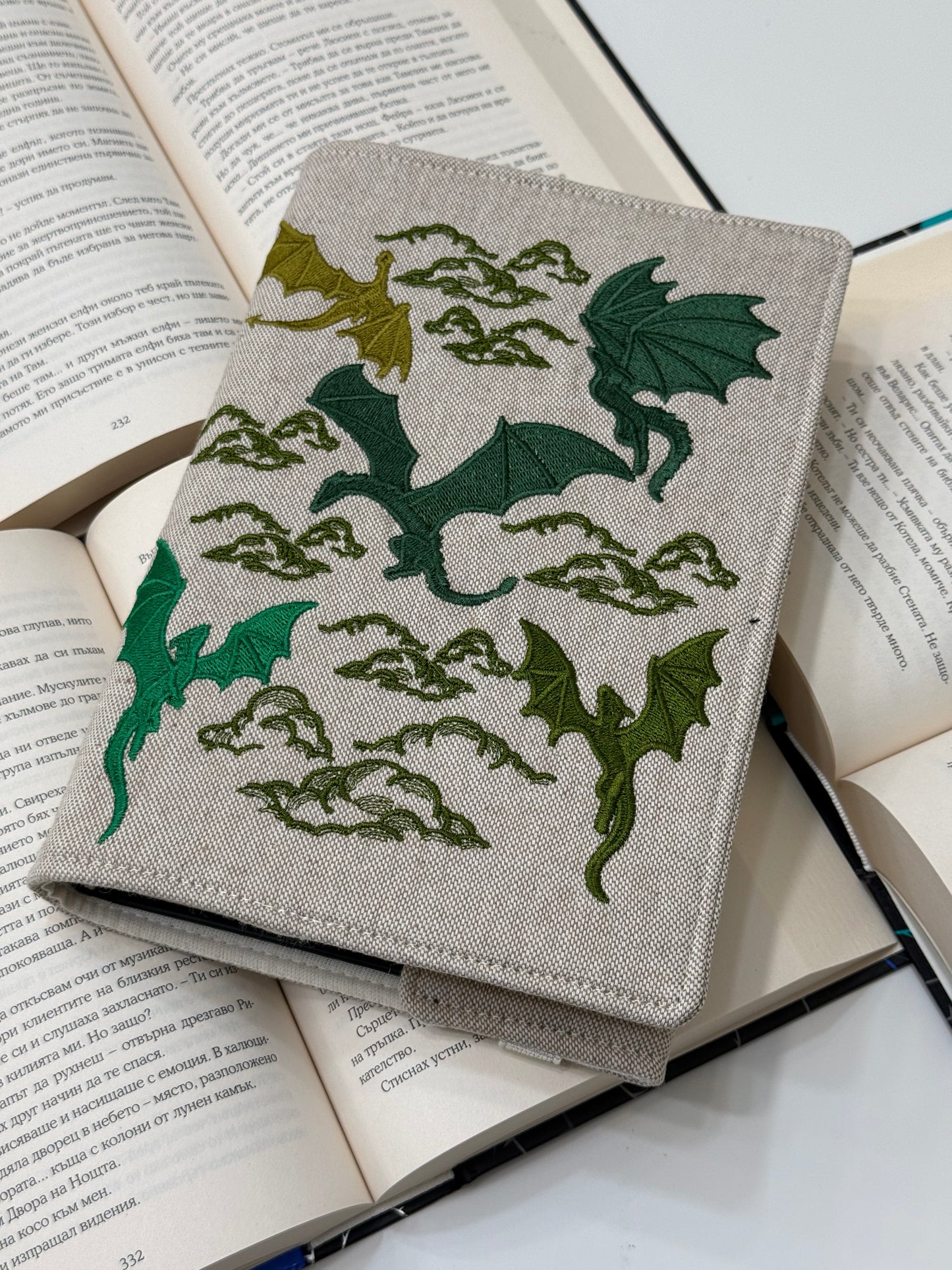 Embroidery Padded Adjustable Book Cover | Lullaby Crafts World