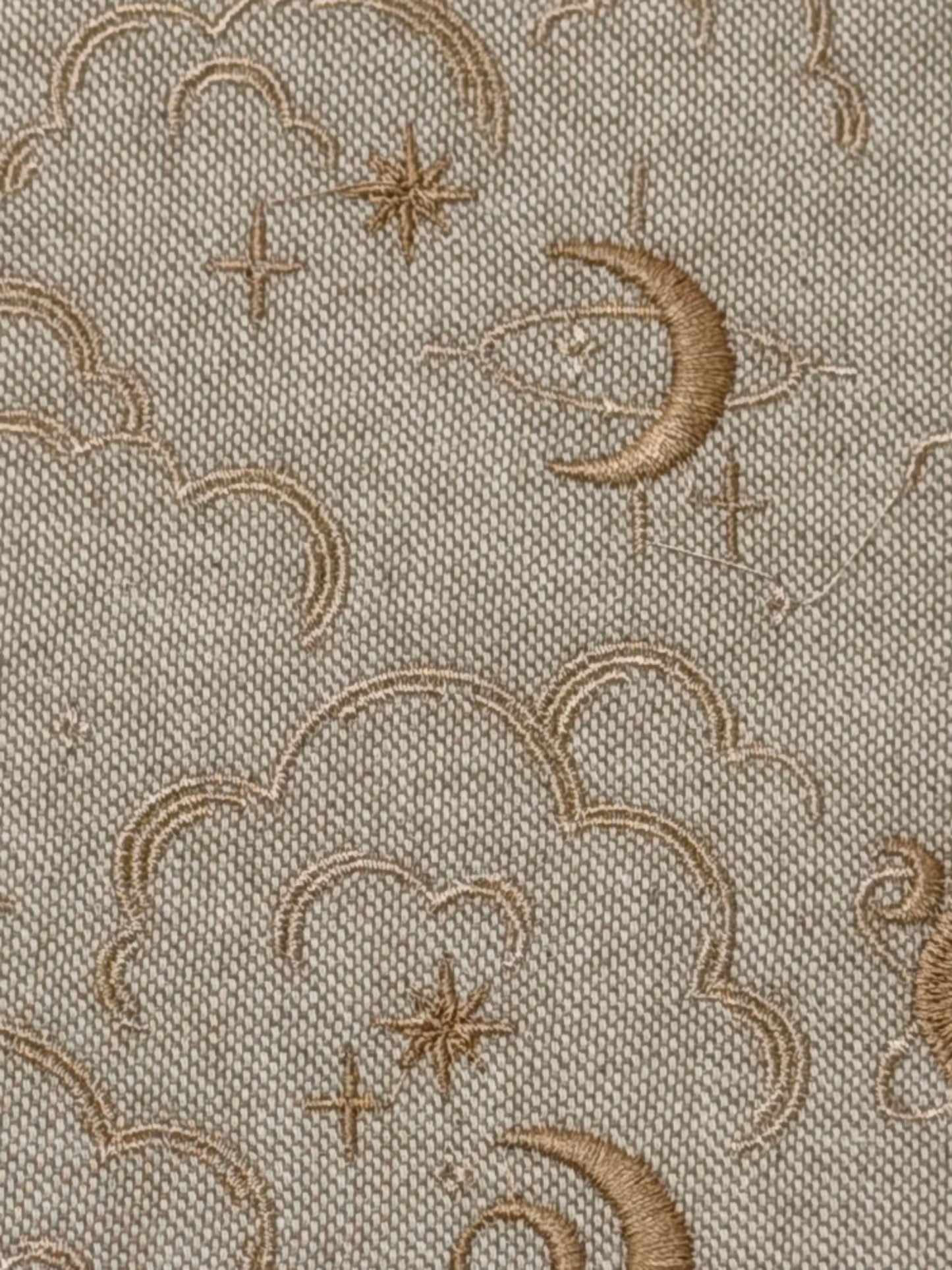 Embroidery Celestial Kindle Sleeve, Moon and Stars Padded E-Reader Cover | Handmade Book Sleeve by Lullaby Crafts World