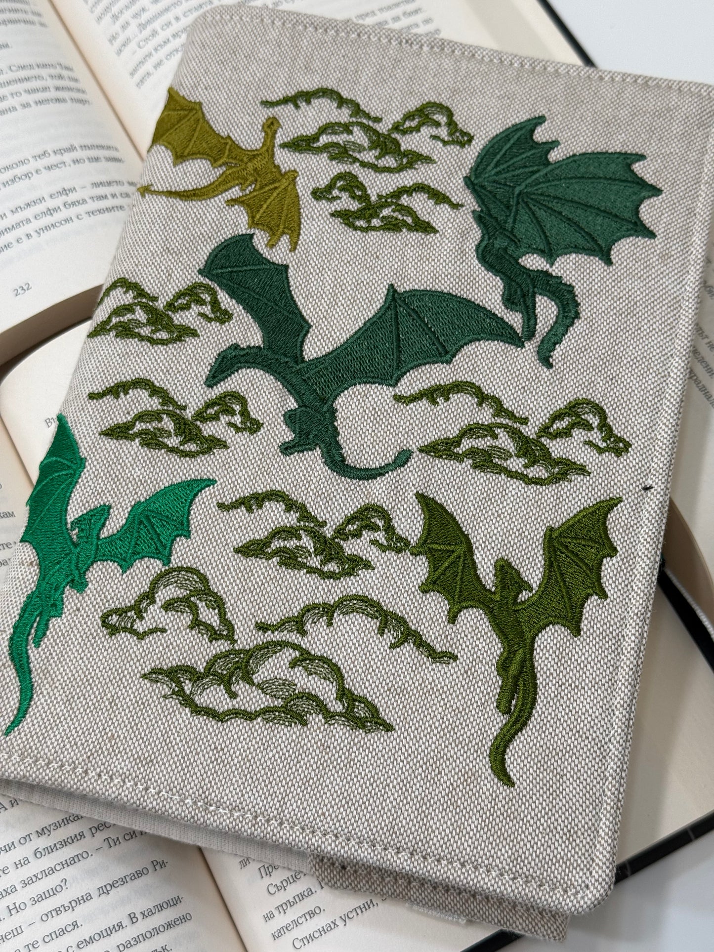 Embroidery Padded Adjustable Book Cover | Lullaby Crafts World