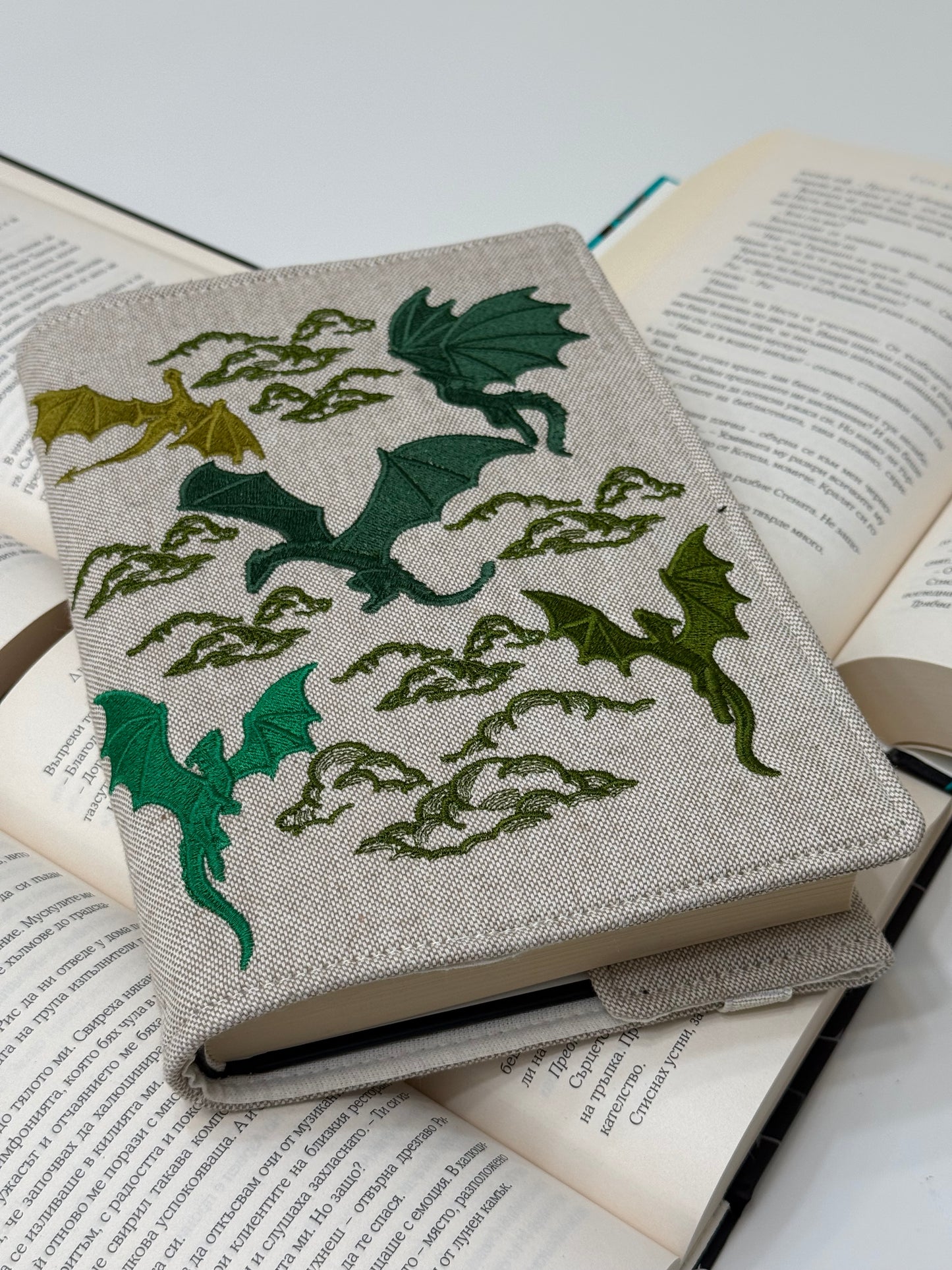 Embroidery Padded Adjustable Book Cover | Lullaby Crafts World